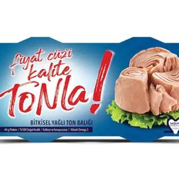 Kalite Tonla 2x150 gr Ayçiçek Yağlı Ton Balığı