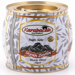 Karabacak 2 kg Teneke Süper Boy Siyah Zeytin