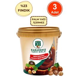 Karadeniz Tarım Birlik 3x800 gr Fındık Parçacıklı Kakaolu Fındık Kreması