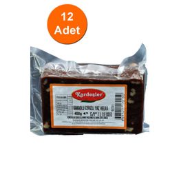 Kardeşler Şekerleme 12x400 gr Cevizli Kakaolu Yaz Helvası