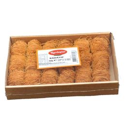 Kardeşler Şekerleme 250 gr x 3 Adet Ince Sarma Kızarmış Tel Kadayıf Kutu