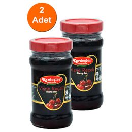 Kardeşler Şekerleme 2x380 gr Cam Kavanoz Vişne Reçeli