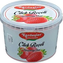 Kardeşler Şekerleme 3.5 kg Kova Çilek Reçeli
