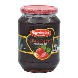 Kardeşler Şekerleme Çilek Reçeli Cam Kavanoz 1 kg X 2