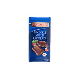 Karmen 80 gr Fındıklı Tablet Çikolata