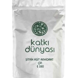 Katkı Dünyası E330 2.5 kg Sitrik Asit Anhidrat Çin