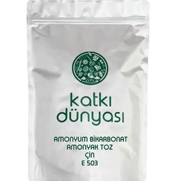 Katkı Dünyası E503 2,5 kg Toz Amonyak Çin Amonyum Bikarbonat