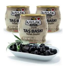 Kavlak 3x2 kg Gemlik Taş Baskı Siyah Zeytin
