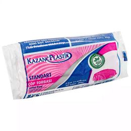 Kazanç 80 gr 40x50 cm Beyaz Mini Barkodlu Standart Çöp Poşeti