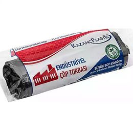 Kazanç Endüstriyel Mavi Büyük 65x80 cm 160 gr Çöp Poşeti