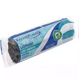 Kazanç Standart Siyah Orta 55x60 cm 80 gr Çöp Poşeti