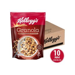 Kellogg's 10x340 gr Granola Çikolata Fındıklı