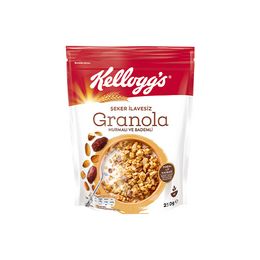 Kellogg's 250 gr Şeker İlavesiz Hurmalı ve Bademli Granola