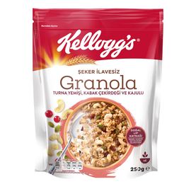Kellogg's 250 gr Şeker İlavesiz Turna Yemişi Kabak Çekirdeği ve Kajulu Granola