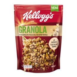Kellogg's 300 gr Beyaz Çikolata Parçacıklı ve Antep Fıstıklı Granola