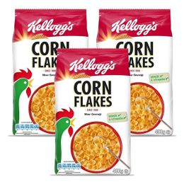 Kellogg's 3x400 gr Corn Flakes Kahvaltılık Gevrek