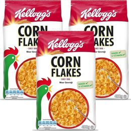 Kellogg's 3x400 gr Corn Flakes Kahvaltılık Gevrek