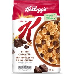Kellogg's 3x400 gr Special K Bitter Çikolatalı Kahvaltılık Tam Buğday ve Pirinç Gevreği