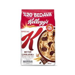 Kellogg's 480 gr Special K Bitter Çikolatalı Kahvaltılık Tam Buğday ve Pirinç Gevreği
