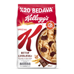 Kellogg's 480 gr Special K Bitter Çikolatalı Kahvaltılık Tam Buğday ve Pirinç Gevreği