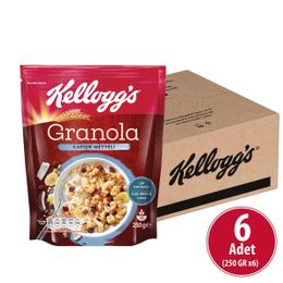 Kellogg's 6x250 gr Karışık Meyveli Granola