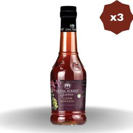 Kemal Kükrer 3 x 500 ml Organik Üzüm Sirkesi