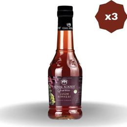 Kemal Kükrer 3 x 500 ml Organik Üzüm Sirkesi