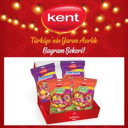 Kent 375 gr Assortment Karışık + 375 gr Tofy Meyveli Bayram Şekeri