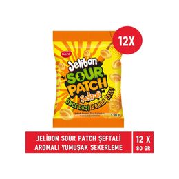 Kent 80 gr Jelibon Sour Patch Şeftali Aromalı Yumuşak Şekerleme