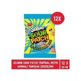 Kent 80 gr Jelibon Sour Patch Tropikal Meyve Aromalı Yumuşak Şekerleme