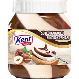 Kent Boringer 350 gr Çift Renkli Sütlü Kakaolu Fındık Kreması