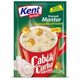 Kent Boringer 4x19 gr Kremalı Mantar Çabuk Çorba
