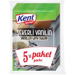 Kent Boringer 5x5 gr Şekerli Vanilin