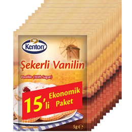 Kenton 15x5 gr Şekerli Vanilin