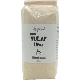Ketbox 200 gr Katkısız Doğal Organik Tam Yulaf Unu