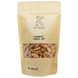 Key Market 250 gr Doğal Çiğ Badem İçi