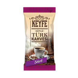 Keyfe Sütlü 19,5 Gr Hazır Türk Kahvesi