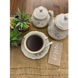 Kidspartim 6x12 cm Gümüş Yaldızlı Kraft İftar Sonrası Çay Keyfi Peçete