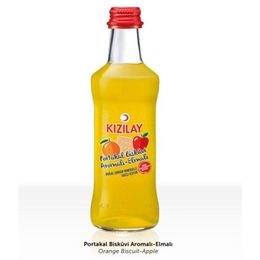 Kızılay Premium 250 ml Portakal-Bisküvi Aromalı Elmalı Maden Suyu