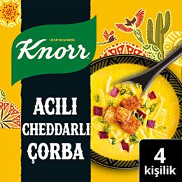 Knor 74 gr Acılı Cheddarlı Çorba