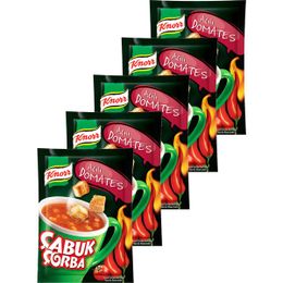 Knorr 5 x 22 gr Çabuk Acılı Domates Çorbası