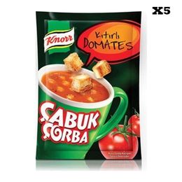 Knorr Kıtırlı Domates 5x22 gr Çabuk Çorba