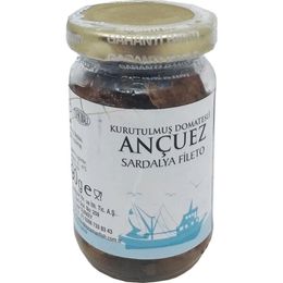 Kocaman 90 Gr Kurutulmuş Domatesli Ançüez Sardalya Fileto Marine