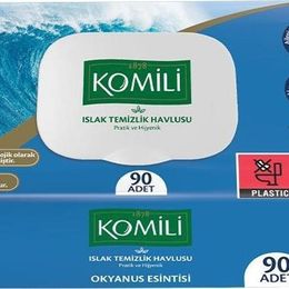 Komili 90'lı Okyanus Esintisi Genel Kullanım Islak Havlu