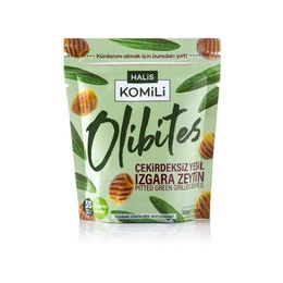 Komili Olibites Çekirdeksiz Izgara 30 gr Yeşil Zeytin