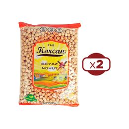 Korcan 2x1 kg 8 mm Beyaz Nohut