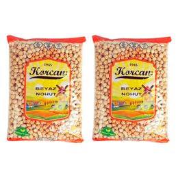 Korcan 2x1 kg 8 mm Beyaz Nohut