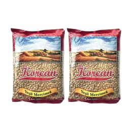 Korcan 2x1 kg Yeşil Mercimek