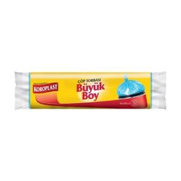 Koroplast 10 Adet 65x80 cm Güçlü Büyük Boy Çöp Torbası
