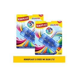 Koroplast 2 Adet 2x50 gr 5 Etkili Wc Blok